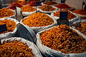 Bangkok - The dry fish market near Tha Thien pier. 